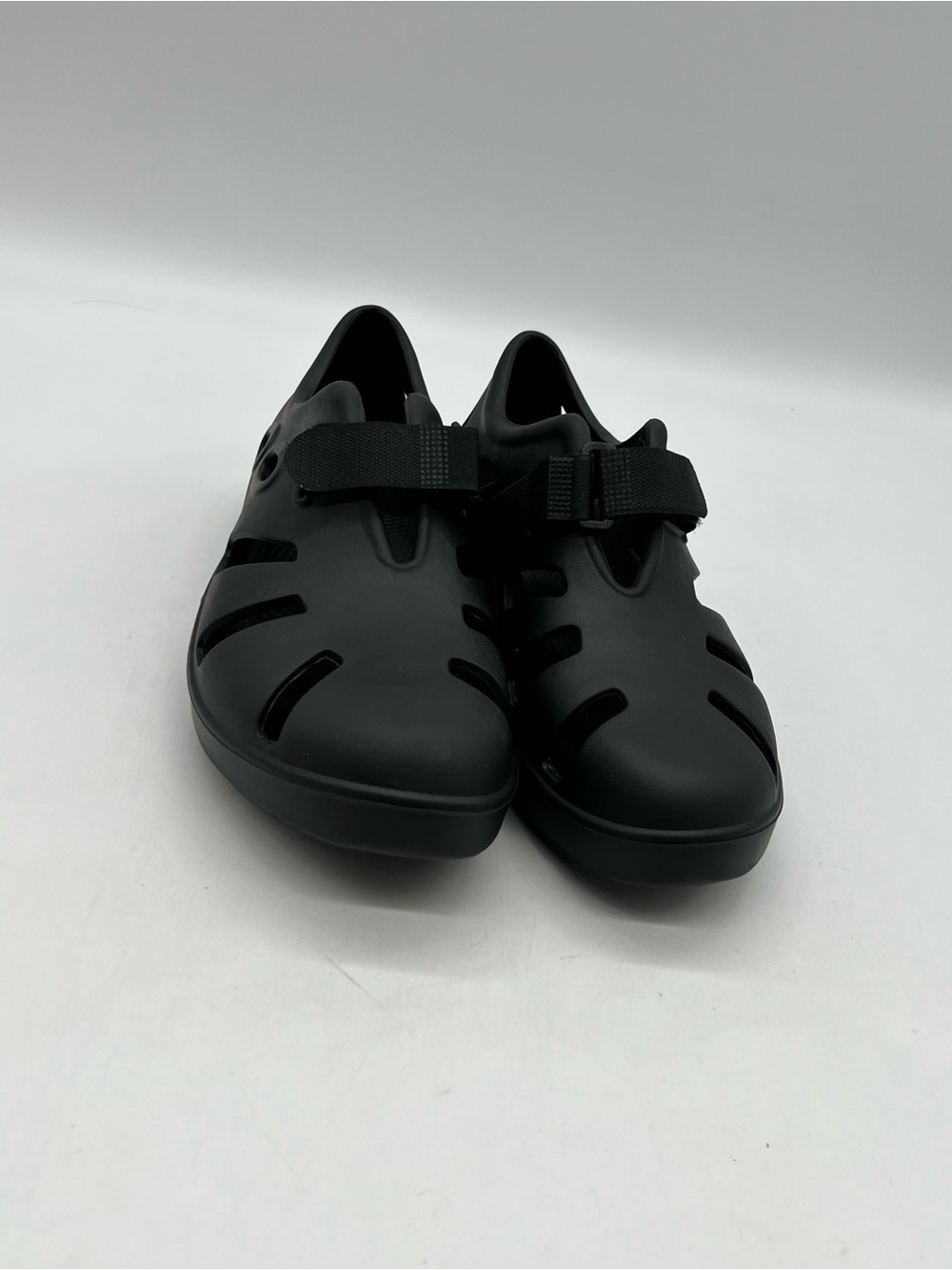 OOFOS OOcandoo Men’s Size 11 Black Rubber Recovery Sandals Shoes.